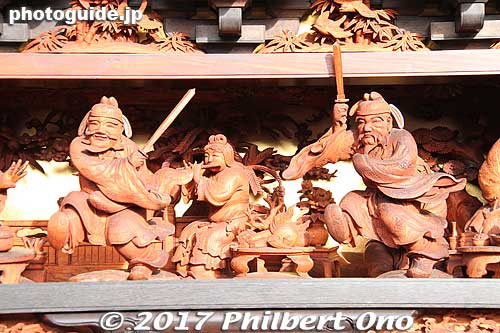 Keywords: aichi handa dashi matsuri festival floats wood carvings