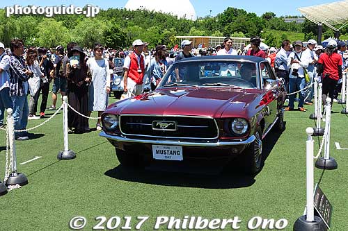 Maroon 1967 Mustang.
Keywords: aichi nagakute toyota classic cars