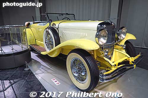Duesenberg Model J, 1929. Beautifully restored.
Keywords: aichi nagakute toyota automobile museum classic cars