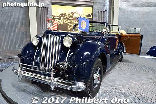 Packard Twelve "Roosevelt's Car" (FDR) from 1939.
Keywords: aichi nagakute toyota automobile museum classic cars