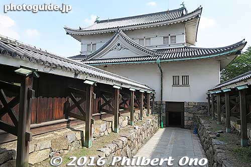 Corridor to entrance hall in the smaller tower.
Keywords: aichi nagoya castle
