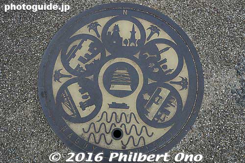 Nagoya Castle manhole, Aichi.
Keywords: aichi nagoya castle manhole