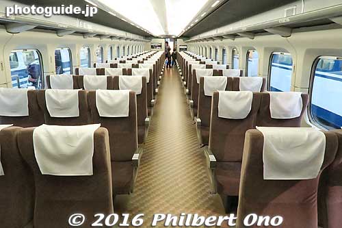 Inside 300 Series Shinkansen.
Keywords: aichi nagoya train railway railroad museum shinkansen