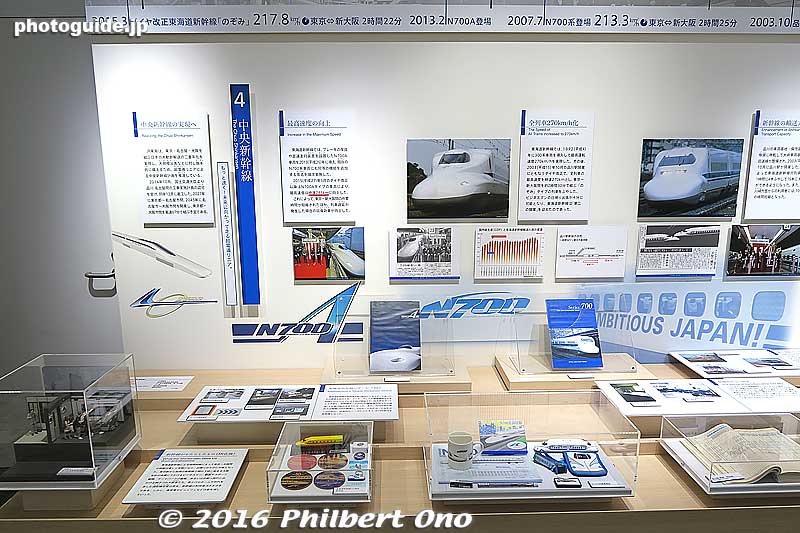 The 2nd floor has many exhibits about rail history, etc.
Keywords: aichi nagoya train railway railroad museum