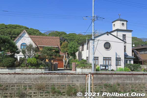 Western-style buildings along Mama River. The Christian church on the right is the Japan Evangelical Lutheran Church in Ichikawa and a National Tangible Cultural Property. 日本福音ルーテル市川教会【国登録有形文化財】
Keywords: chiba ichikawa