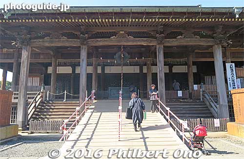 Soshido Hall is open to the public.
Keywords: chiba ichikawa nakayama hokekyoji nichiren buddhist temple
