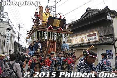 Emperor Nintoku float from Minami-yokojuku 南横宿.
Keywords: chiba katori sawara taisai autumn fall festival matsuri