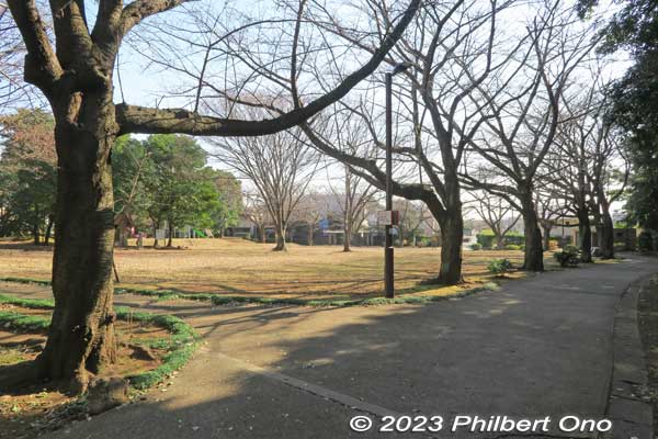 Keywords: Chiba Narashino Saginuma Castle park tumuli burial mound