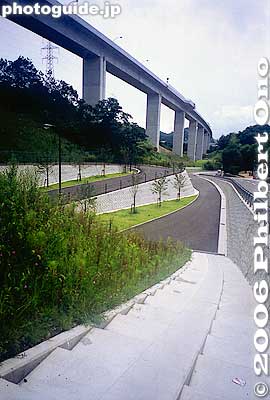 Shimanami bridge. Imabari is on one end of the Shimanami Kaido Expressway and Cycling Road that goes across the Seto Inland Sea to Onomichi in Hiroshima Prefecture.
Keywords: ehime prefecture imabari
