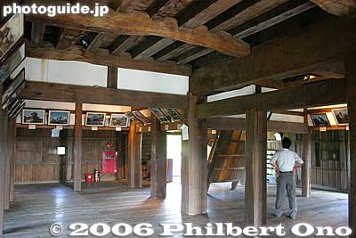 1st floor of castle tower with photos of other castles.
Keywords: fukui sakai maruoka castle tower