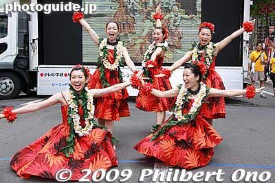 Keywords: fukushima waraji matsuri festival hula dancers