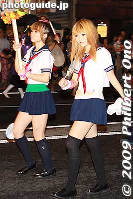 School girls
Keywords: fukushima waraji matsuri festival dancers parade women 