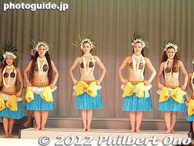 Great dancers and great show!
Keywords: fukushima iwaki spa resort hawaiians water park amusement hot spring onsen pool slides hula girls dancers polynesian show
