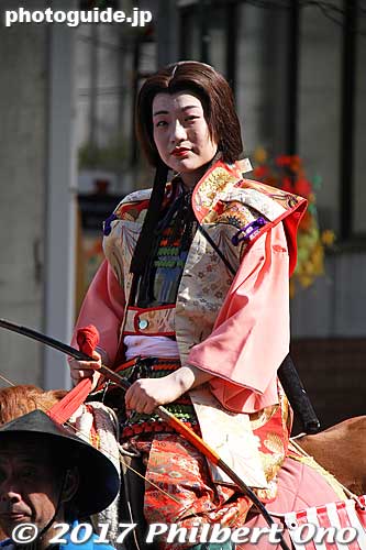 Chiyo was the devoted wife of samurai Yamanouchi Kazutoyo.
Keywords: gifu nobunaga matsuri festival parade