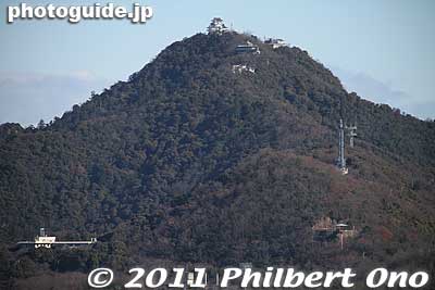 View of Mt. Kinkazan (Gifu Castle) from Gifu City Tower 43.
Keywords: gifu city tower 