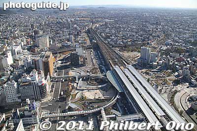 View of JR Gifu Station from Gifu City Tower 43.
Keywords: gifu city tower 