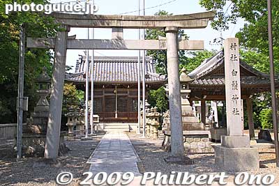 Shirahige Shrine is next to Sunomata Castle. 
Keywords: gifu ogaki sunomata ichiya castle history museum 