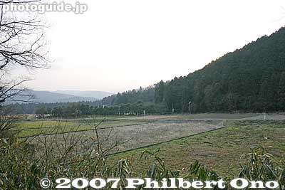 Site where the battle started as seen from Shimazu Yoshihiro's position.
Keywords: gifu sekigahara battlefield