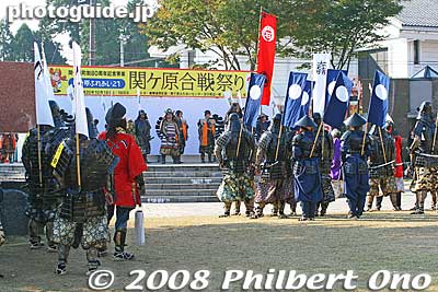 Ishida's forces were on one side (seen here).
Keywords: gifu sekigahara battle festival matsuri 