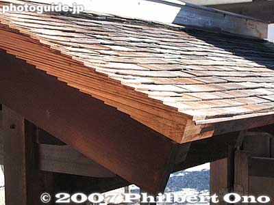 Keywords: gifu takayama jinya government house roof wooden
