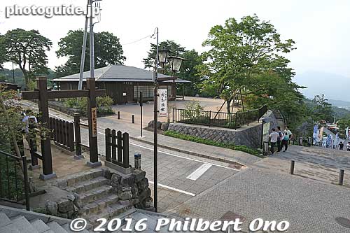Ikaho Checkpoint gate and Irwin summer home in the background.
Keywords: gunma gumma shibukawa ikaho spa onsen hot spring