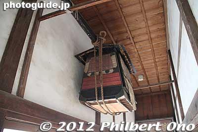 A palanquin exhibited near the ceiling.
Keywords: gunma tatebayashi morinji temple soto zen