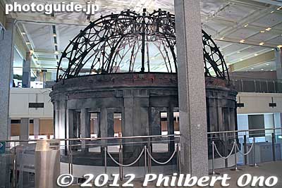 Scale model of the Atomic Bomb Dome.
Keywords: hiroshima peace memorial park atomic bomb museum
