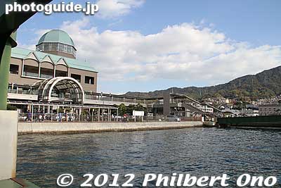 Kure Port in Hiroshima Prefecture. We arrived from Etajima island across the Seto Inland Sea. Kure is also a short train ride from Hiroshima Station.
Keywords: hiroshima kure battleship yamato museum maritime boat