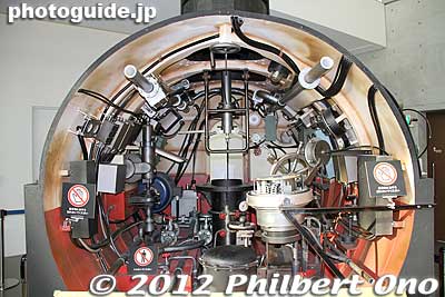 Midget submarine cockpit.
Keywords: hiroshima kure battleship yamato museum maritime boat