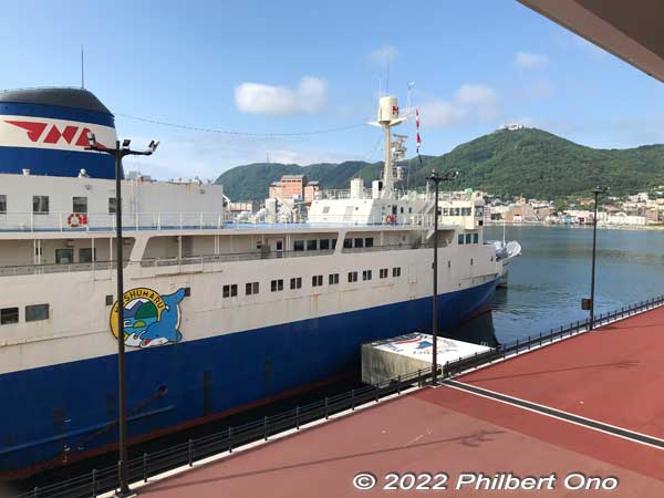 Hakodate Port's Wakamatsu Dock where cruise ships dock next to the Mashu Maru museum ship.
Keywords: Hokkaido Hakodate