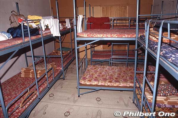 Bunk beds in Akan-Kohan Youth Hostel. 阿寒湖畔ユースホステル
Keywords: hokkaido kushiro lake akan
