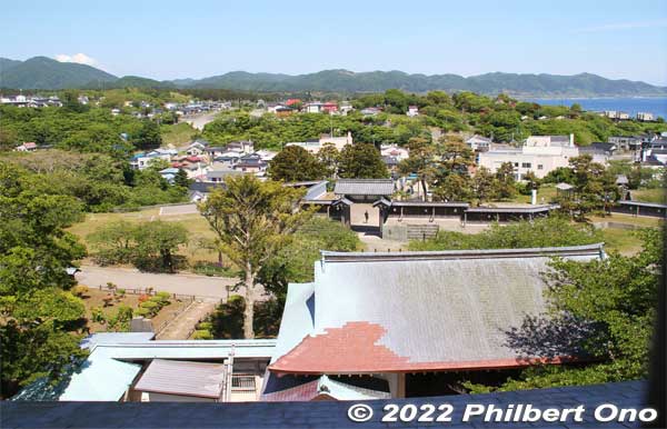 View from the top floor of Matsumae Castle's main tower.
Keywords: hokkaido matsumae castle