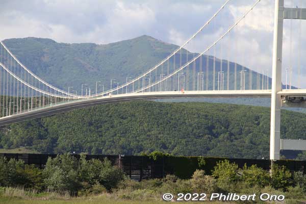 Hakucho Bridge, Muroran. 白鳥大橋
Keywords: Hokkaido Muroran Etomo-Rinkai Park