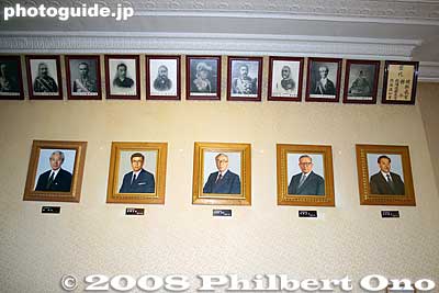 Portraits of past Hokkaido governors. The bottom row are the most recent governors.
Keywords: hokkaido sapporo government historic building red brick akarenga capitol important cultural property museum