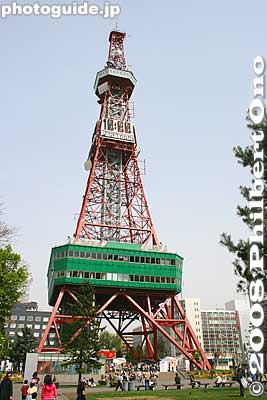 Sapporo TV Tower anchors the east end of Odori Park.
Keywords: hokkaido sapporo odori koen park tower