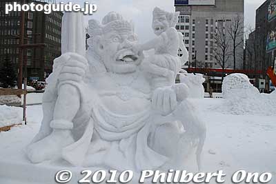 Hanoman Duta by Indonesia
Keywords: hokkaido sapporo snow festival ice sculptures statue 