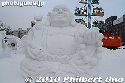 Smiling Great Buddha by People's Republic of China.
Keywords: hokkaido sapporo snow festival sculptures statue 