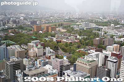 View from JR Tower toward Hokkaido University.
Keywords: hokkaido sapporo train station