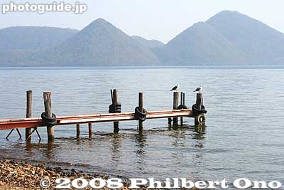Pier
Keywords: hokkaido toyako-cho lake toya nakajima islands shore pier