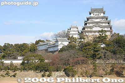 Castle view from San no Maru.
Keywords: hyogo prefecture himeji castle national treasure