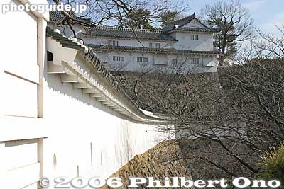 View from the right of Hishi Gate
Keywords: hyogo prefecture himeji castle national treasure