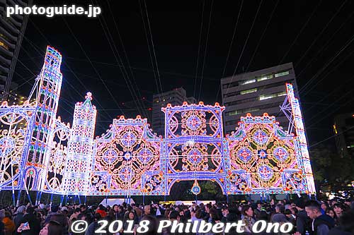 Keywords: hyogo kobe motomachi luminarie holiday lights illumination