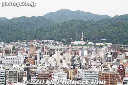 View of Kobe and Rokko mountains from Kobe Port Tower.
Keywords: kobe chuo-ku meriken park port tower