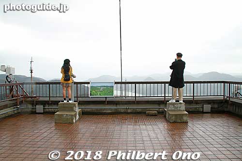 Lookout deck on the roof of the ropeway station.
Keywords: hyogo toyooka kinosaki onsen hot spring spa