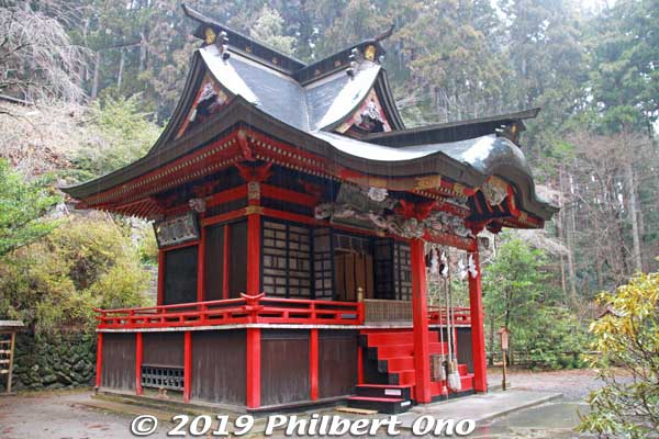 Haiden worship hall. 拝殿
Keywords: ibaraki kitaibaraki hanazono shrine