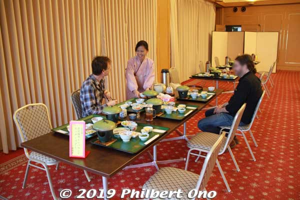 Next morning, breakfast in a large banquet hall.
Keywords: ibaraki kitaibaraki izura coast hotel