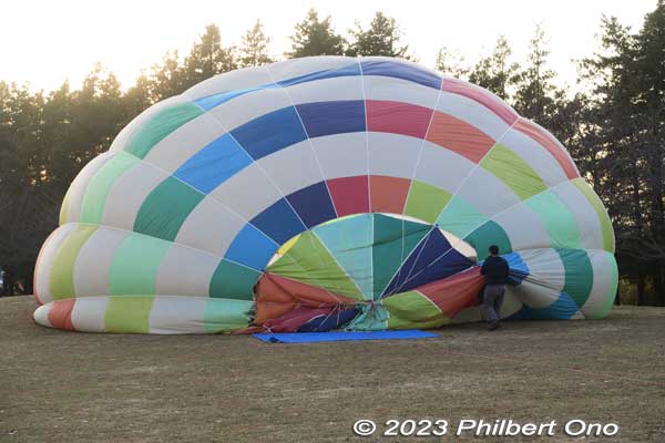 Keywords: Ibaraki Koga Kubo Park hot air balloons