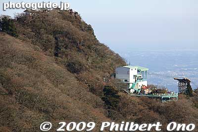 Ropeway station on Mt. Nyotai.
Keywords: ibaraki mount mt. tsukuba 
