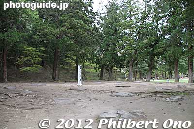 Site of Kashoji temple at Motsuji, Hiraizumi. 嘉祥寺
Keywords: iwate hiraizumi motsuji temple tendai buddhist national heritage site