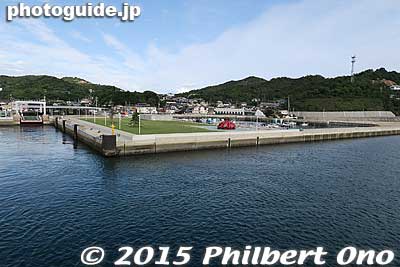 Leaving Miyanoura Port.
Keywords: kagawa naoshima island